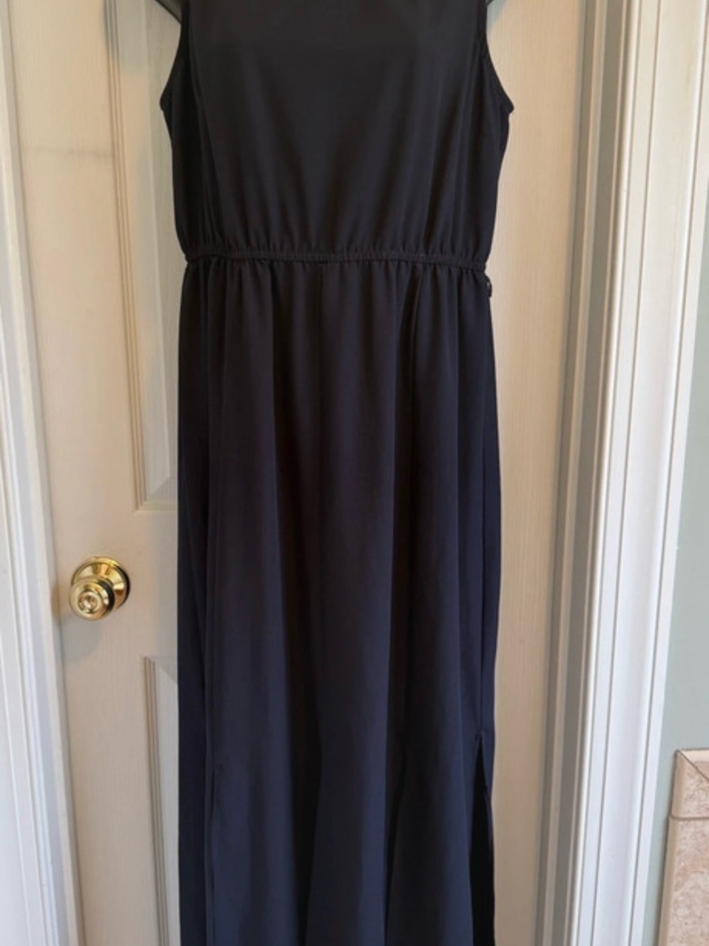 H&M Classic Sleeveless Maxi Dress in Navy